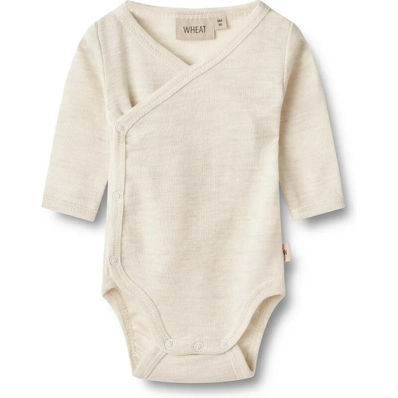 Detské body z merino vlny Wheat 67697340