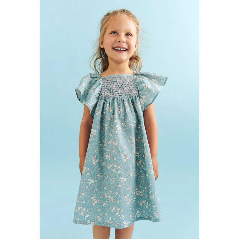 Dievčenské bavlnené šaty Wheat 67697159