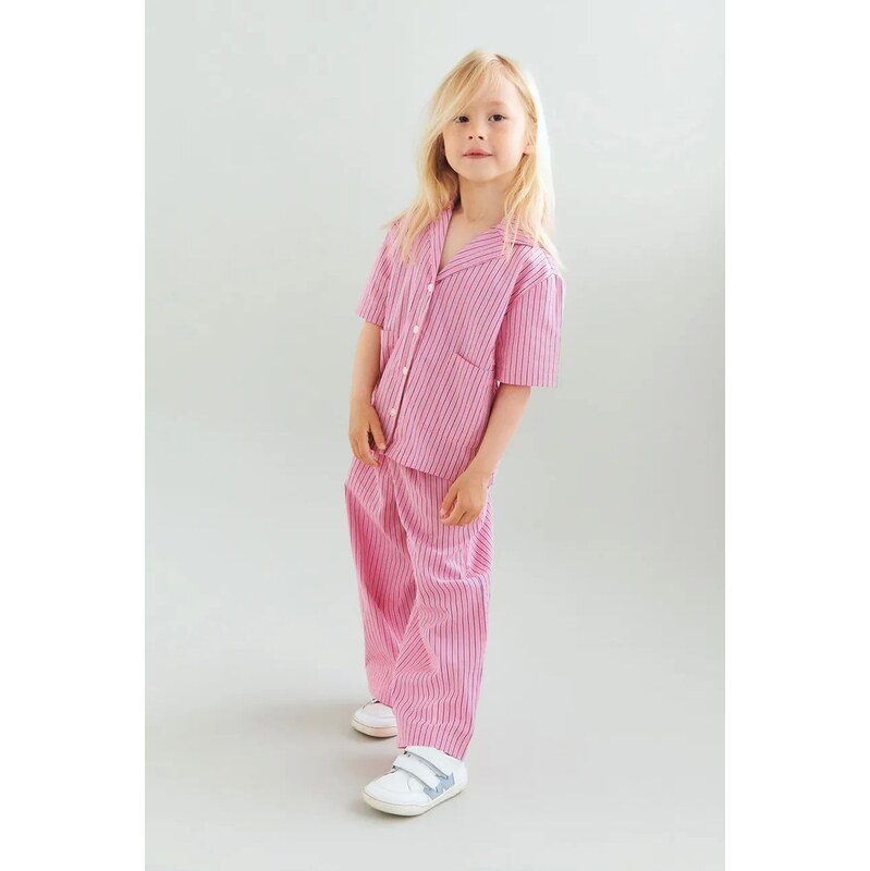 Detské bavlnené nohavice Wheat 67697510