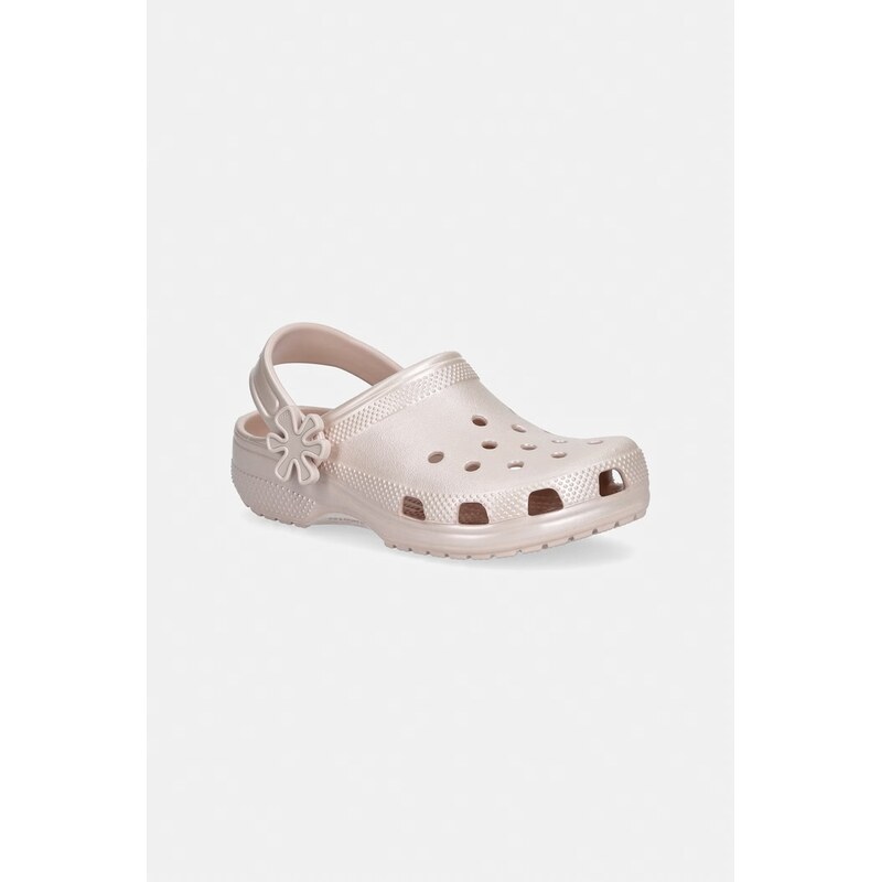 Detské šľapky Crocs CLASSIC PEARL SHINE CLOG K 67696807