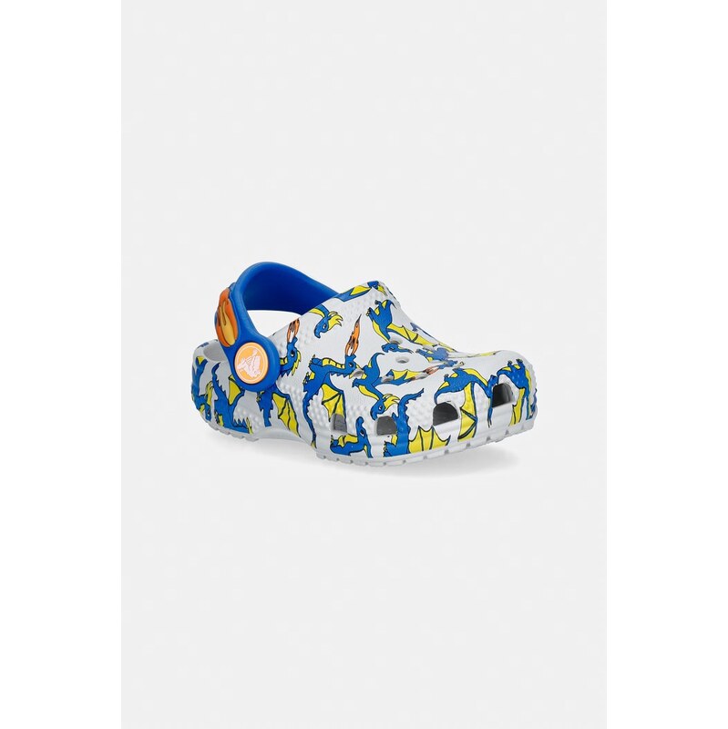 Detské šľapky Crocs CLASSIC DRAGON GRAPHIC CLOG T 67696821