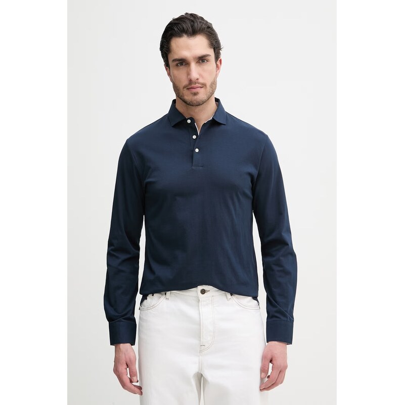 Detská bavlnená košeľa s dlhým rukávom Hackett London 67697245