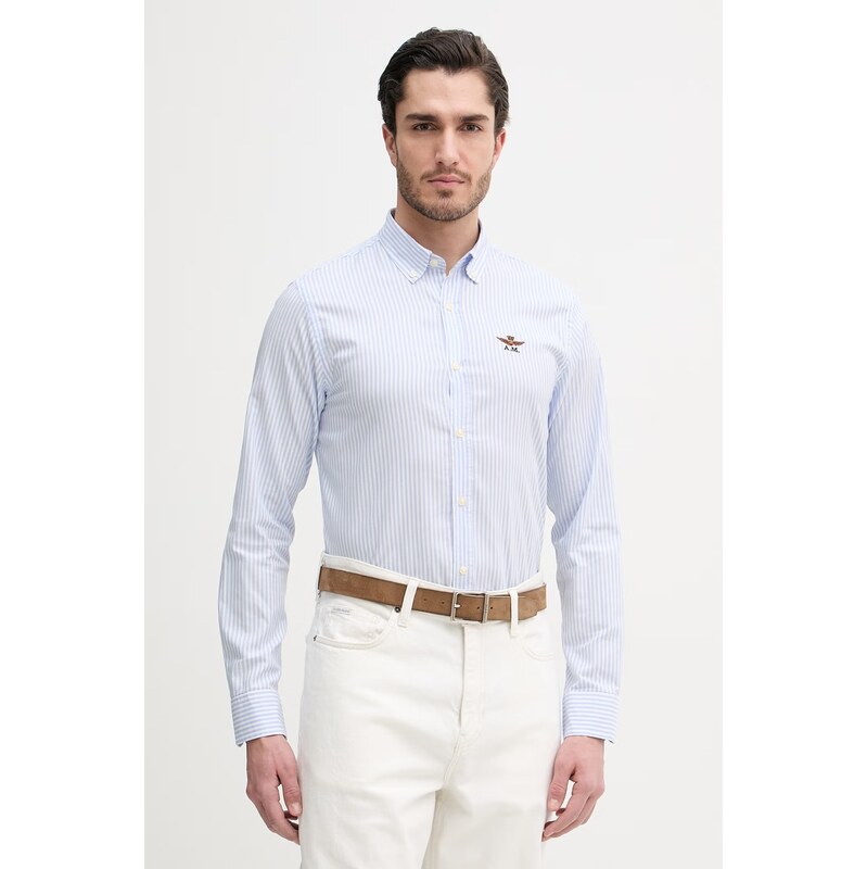 Bavlnená košeľa Aeronautica Militare 67697201