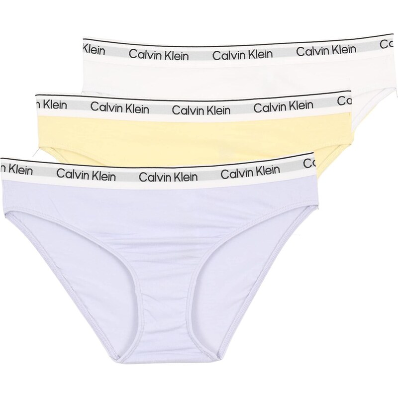 Calvin Klein Underwear Nohavičky svetložltá / levanduľová / biela 67400562