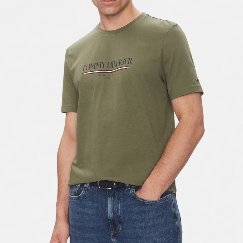 Pánské zelené triko Tommy Hilfiger M56588 67698126