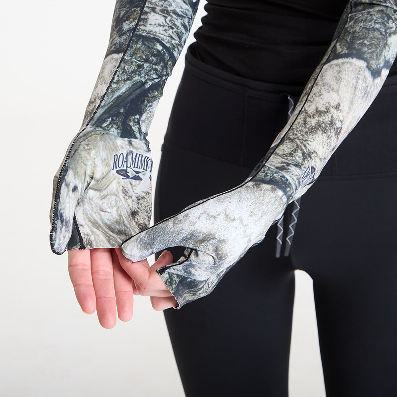 Rukavice ROA Tatli UPF Plus 50 Arm Sleeves Brown L-XL 67698132