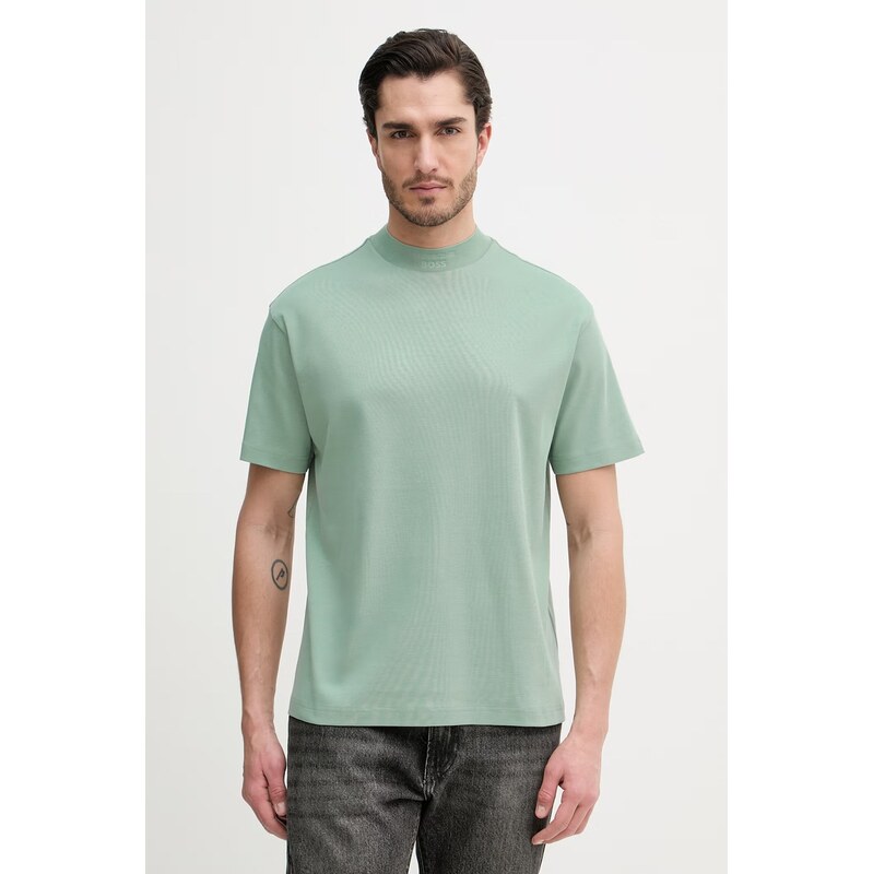 BOSS Green basic tričko pánske bavlnené BOSS X PORSCHE 67704177