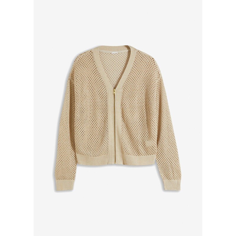 bonprix Pletený sveter, farba béžová 52417710