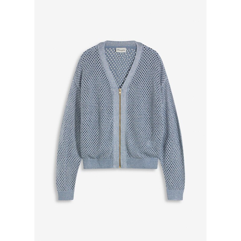 bonprix Pletený sveter, farba modrá 62972958