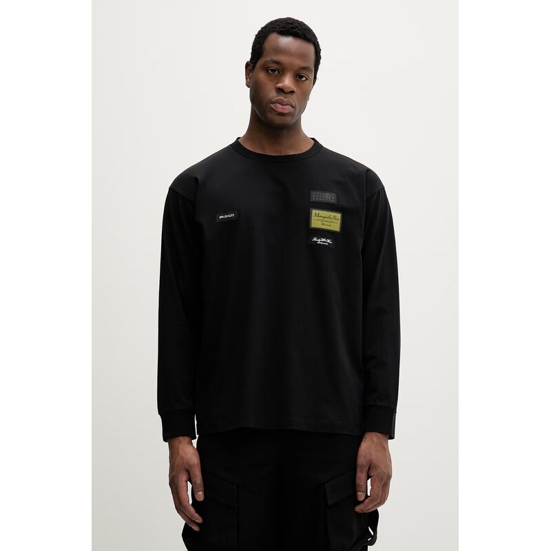 Bavlnené tričko s dlhým rukávom MM6 Maison Margiela 67503989