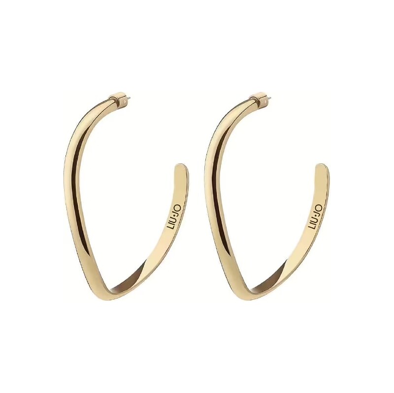 Liu Jo Módne pozlátené kruhové náušnice Essential LJ2703 67699069