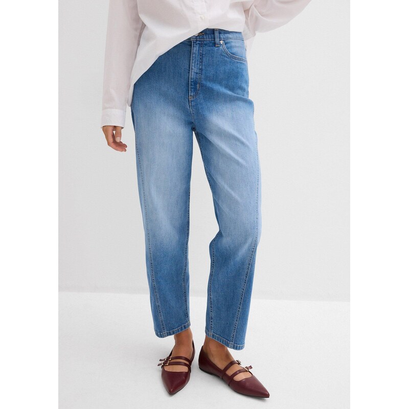 bonprix Džínsy baggy High Waist, farba modrá 65806549