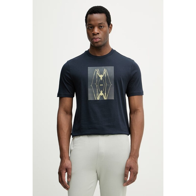 Bavlnené tričko BOSS Orange 67699128