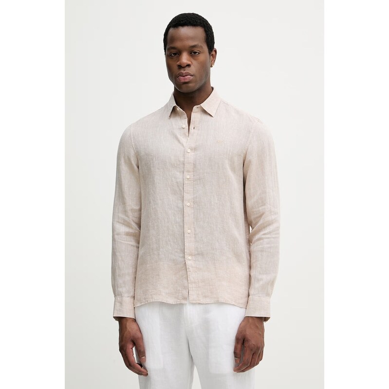 Michael Kors košeľa pánska ľanová 67699133