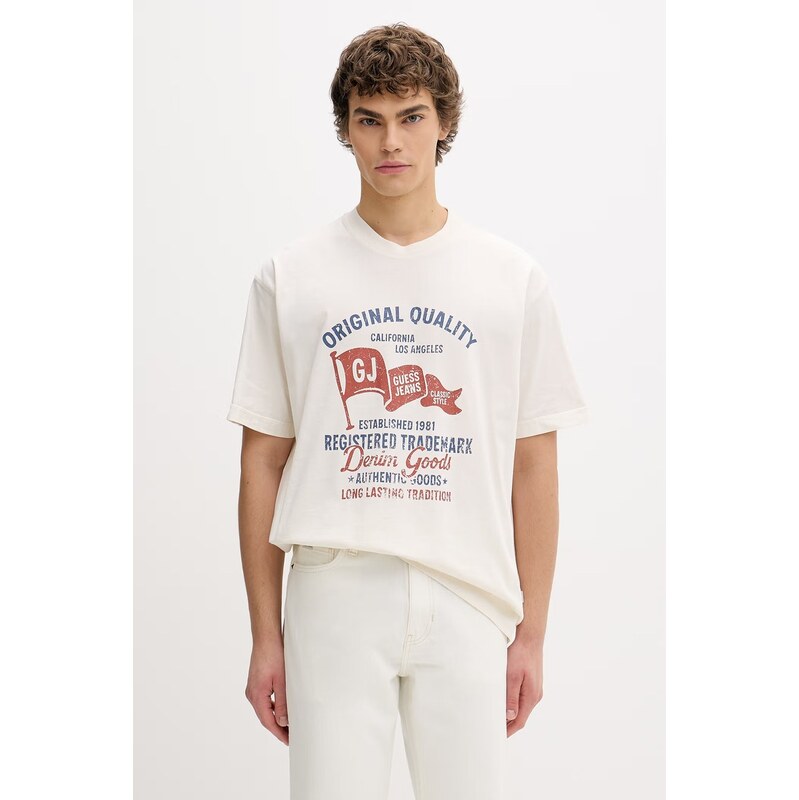 Bavlnené tričko Guess Jeans 67699738