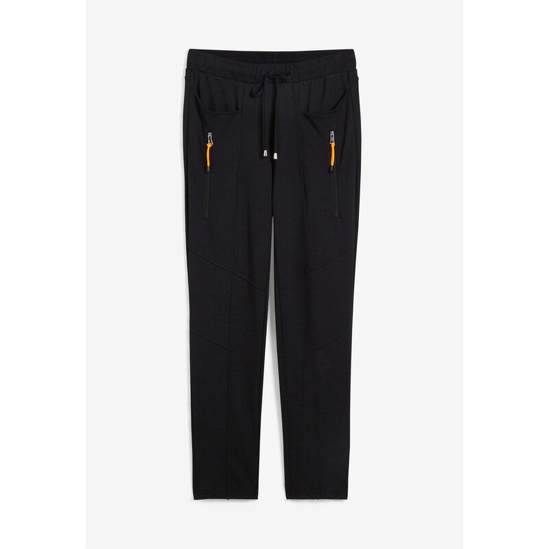 bonprix Pohodlné nohavice bez zapínania Punto di Roma, farba čierna 49696970