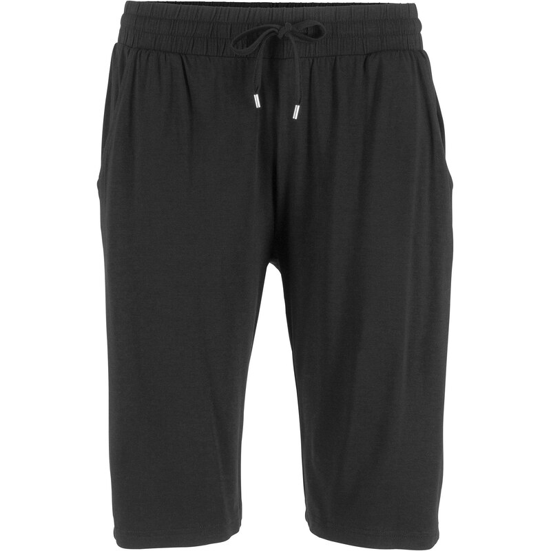 bonprix Džersejové bermudy, farba čierna 44799323