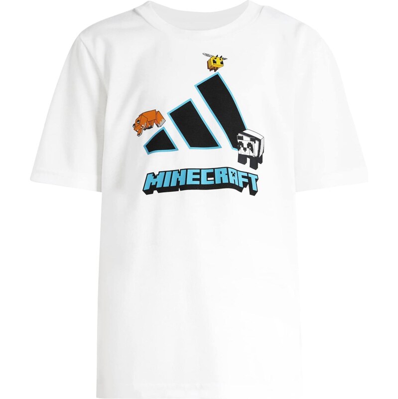 ADIDAS SPORTSWEAR Funkčné tričko Minecraft oranžová / čierna / biela 67709711