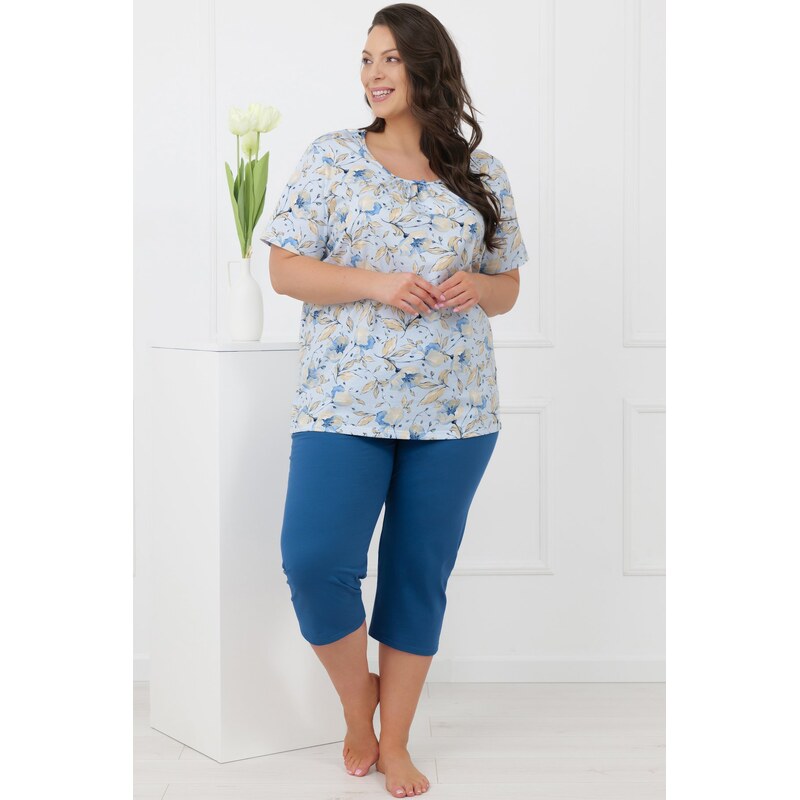 Italian Fashion dámské 3/4 pyžamo Samoa - bavlna 67703773