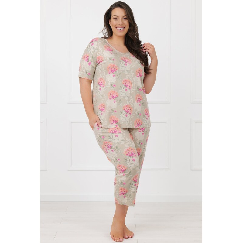 Italian Fashion dámské 3/4 pyžamo Harmonia - viskóza 67703778