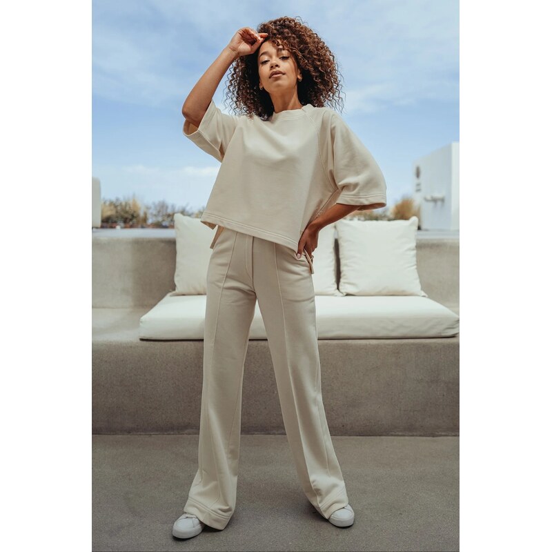 Mosquito Dámske tepláky Melgo Vanilla vanilkové, Farba vanilková 62842790