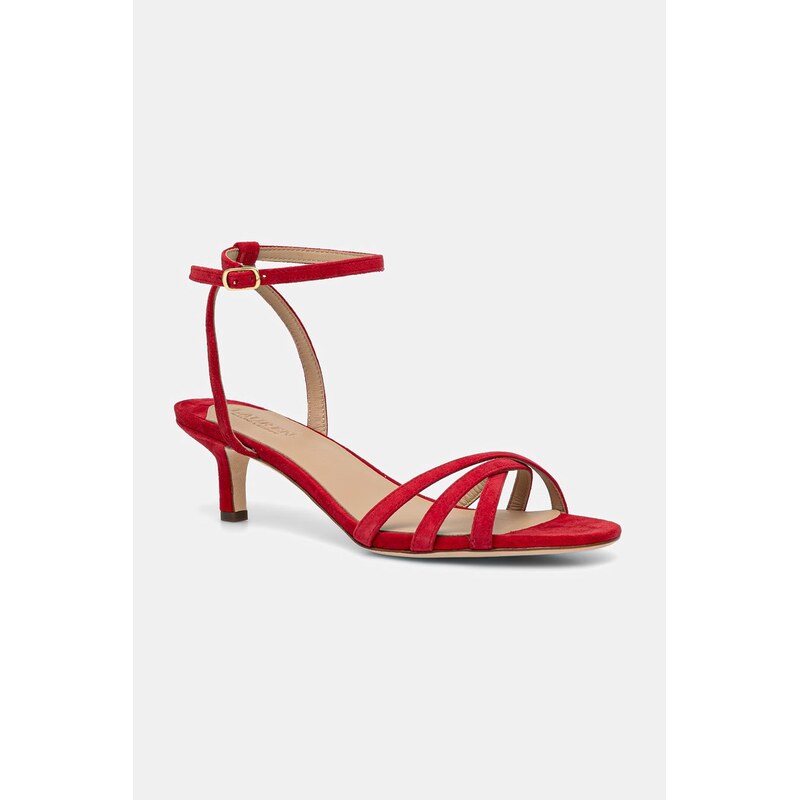 Lauren Ralph Lauren sandále semišové Kendyl Kttn 67704214
