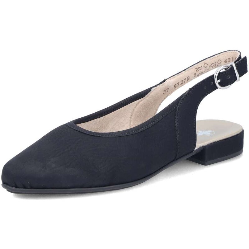 Dámske lodičky RIEKER 43161-00 čierna S6 67711078