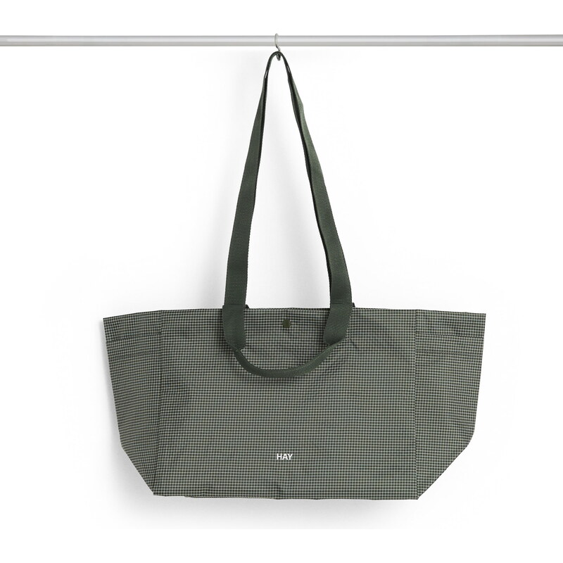 HAY Taška Grid Weekend Bag S Dark Green 67712271