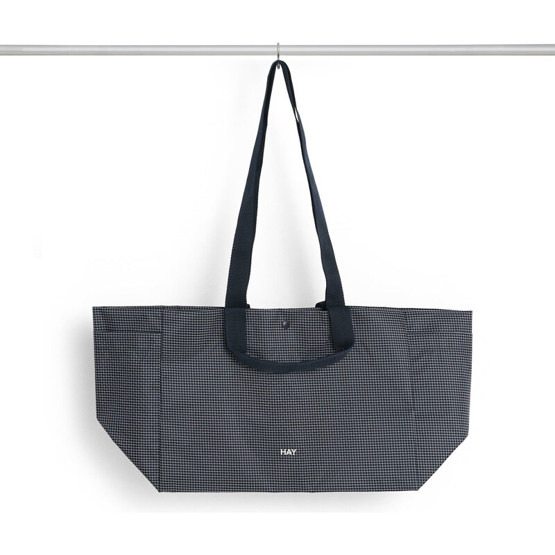 HAY Taška Grid Weekend Bag S Dark Blue 67712272