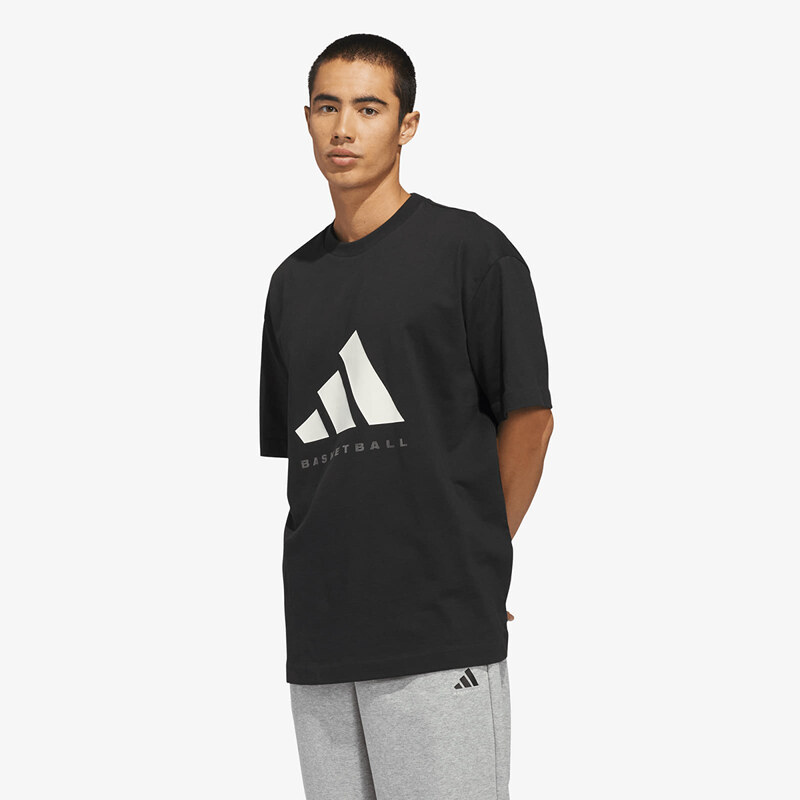 adidas Originals Tričko adidas Adidas Ss Tee UNISEX Black/ Off White 67714058