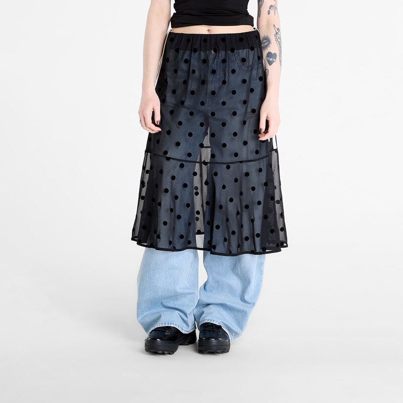 adidas Originals Sukňa adidas Sheer Polka Dots Skirt Black S 67713967