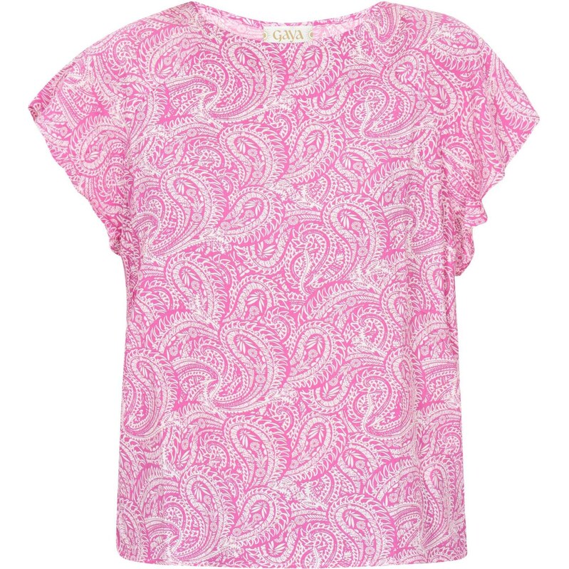 Gaya Blúzka Fashion Look ružová / biela 65881968