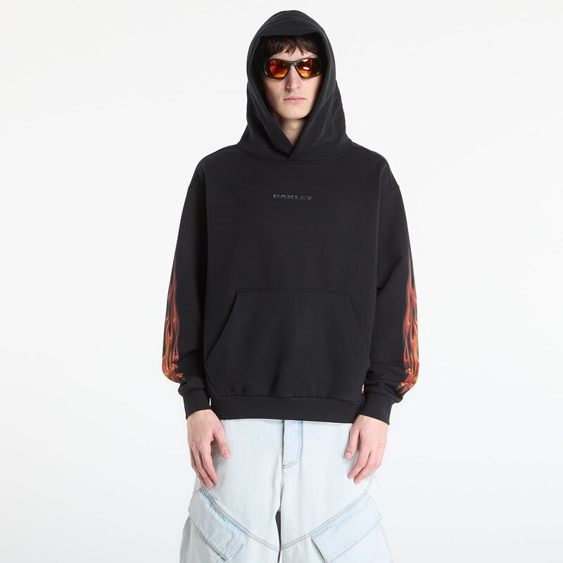 Mikina Oakley Fleece Hoodie Pitch Black L 67714062