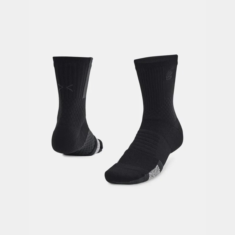 Under Armour Curry UA AD Playmaker 1p Mid Socks Black - Unisex - 67712376