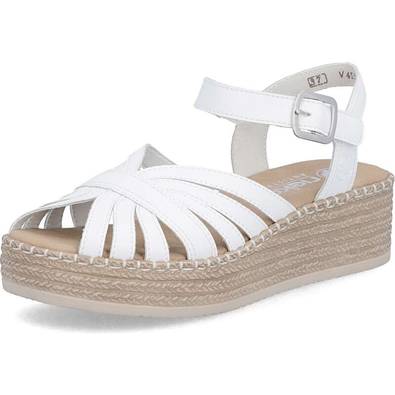E-shop Dámske sandále RIEKER V4558-80 biela S6