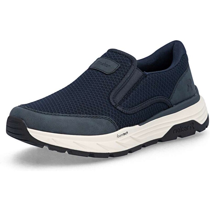 E-shop Pánske mokasíny RIEKER 06152-14 modrá S6