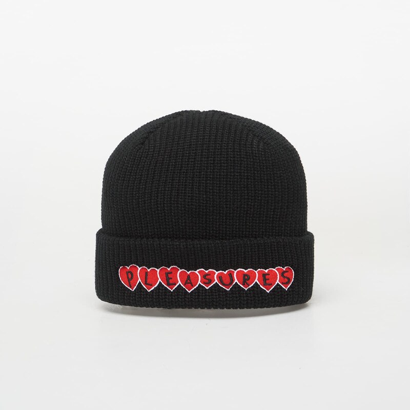Čiapka PLEASURES Hearts Beanie Black Universal 67714065