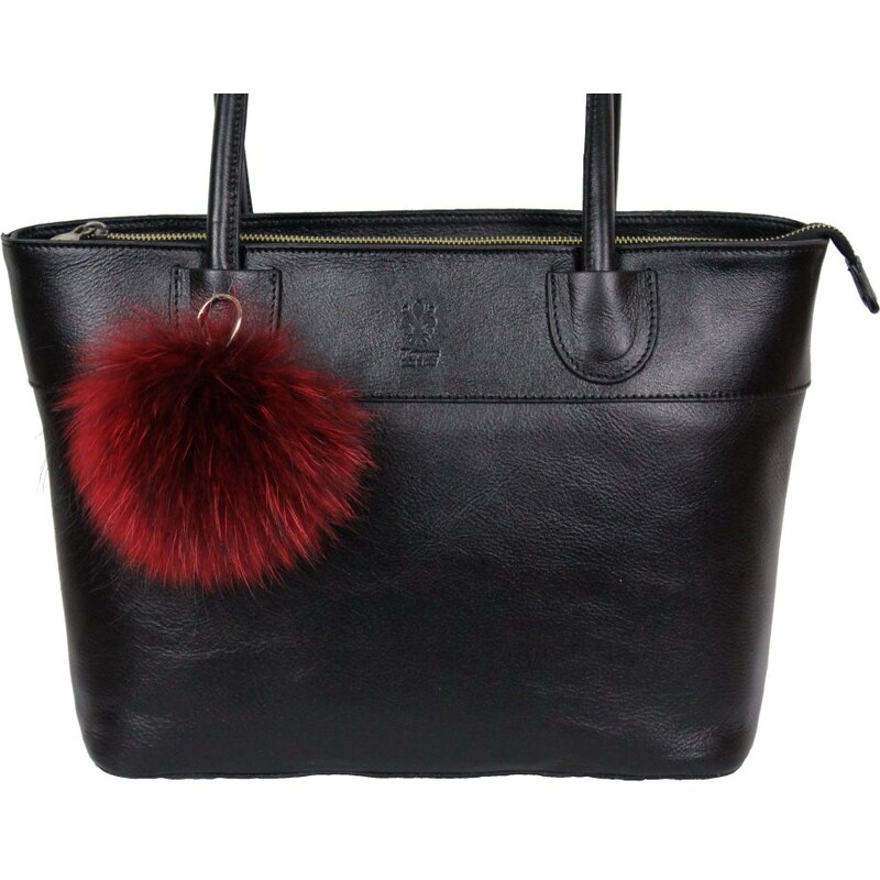 Sikora Kožušinový prívesok ku kabelke medvedíkovec bordo 67713925