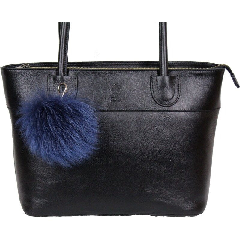 Sikora Kožušinový prívesok ku kabelke medvedíkovec snowtop modrý 67713919