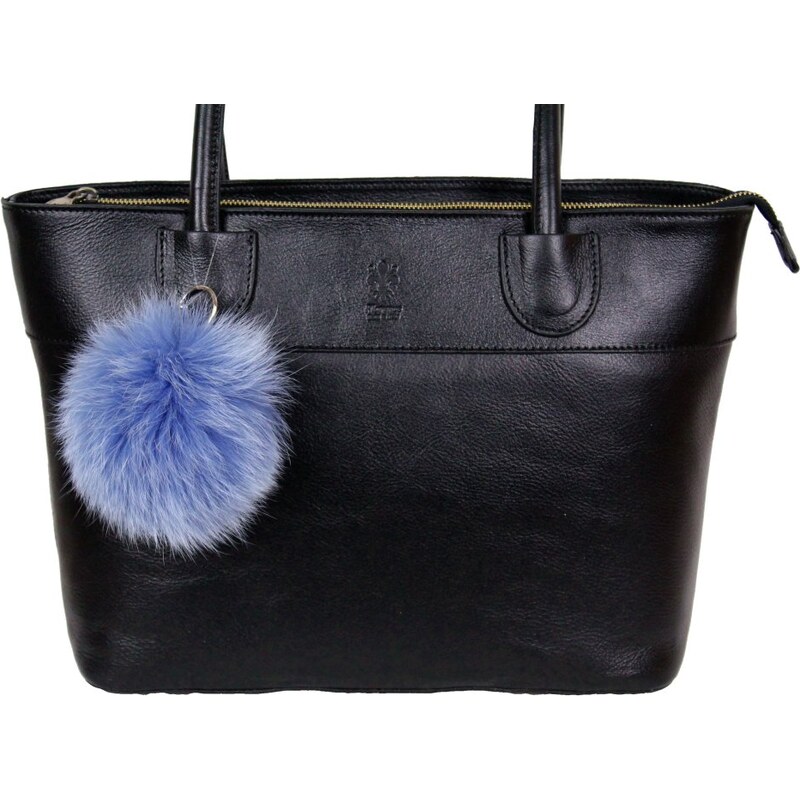 Sikora Kožušinový prívesok ku kabelke líška modrá 67713926