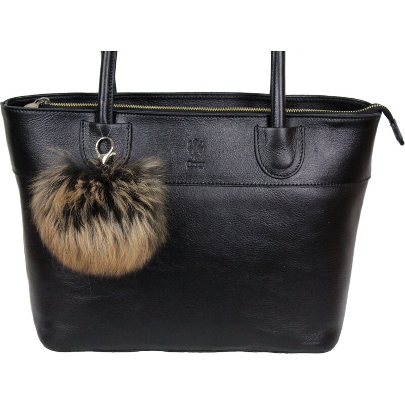 Sikora Kožušinový prívesok ku kabelke medvedíkovec snowtop čierno 67713921