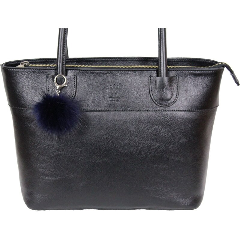 Sikora Kožušinový prívesok ku kabelke medvedíkovec tmavo modrý mini 67713923