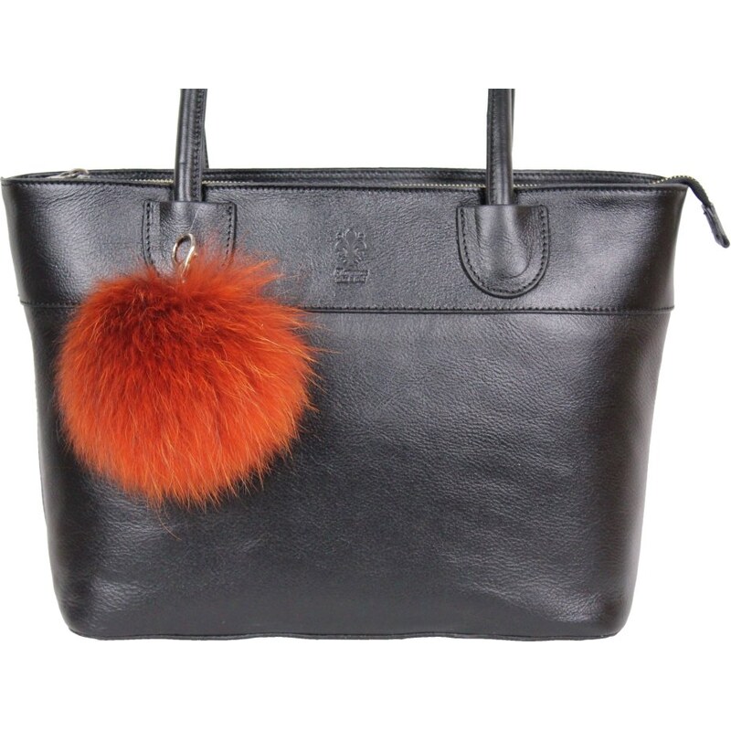 Sikora Kožušinový prívesok ku kabelke medvedíkovec oranžový 67713929