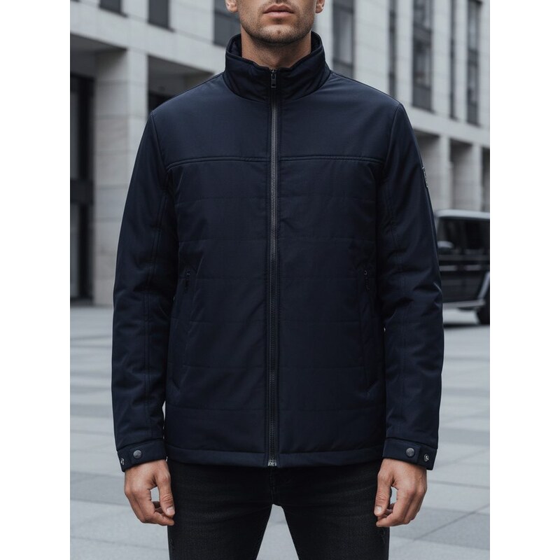 Dstreet Prechodná pánska granátová bunda bez kapucne 62348704