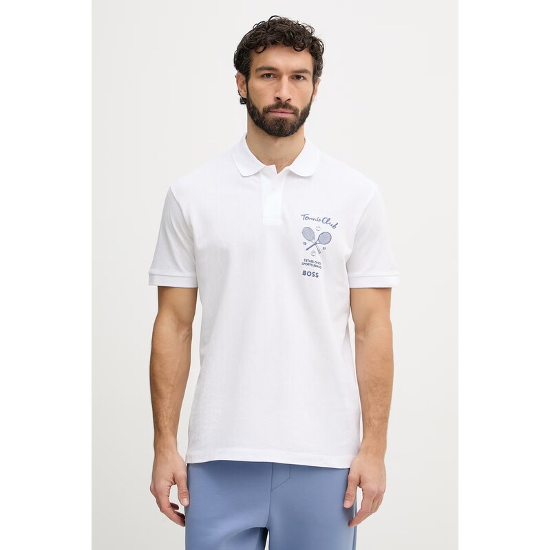 Bavlnené polo tričko BOSS Green 67714683