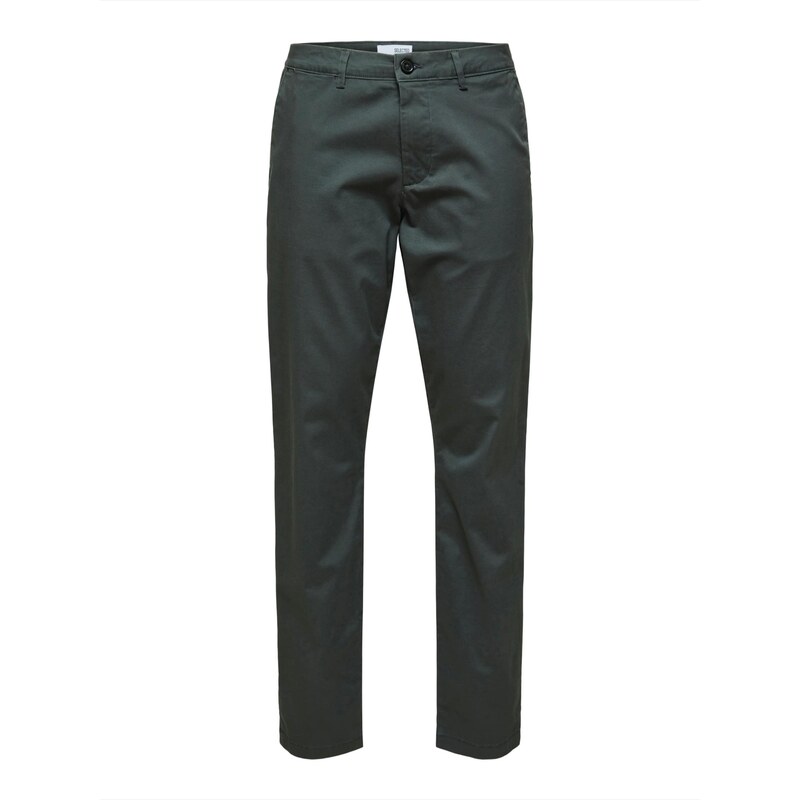 SELECTED Chino nohavice SLHMiles Flex tmavosivá 36630771