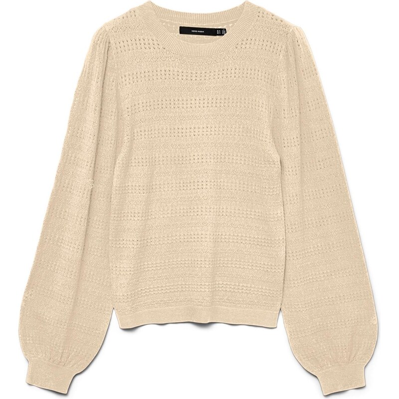 VERO MODA Kardigán VMLIMONE béžová 67654042