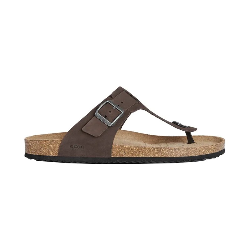 Nubukové šľapky Geox U SANDAL GHITA 67714886