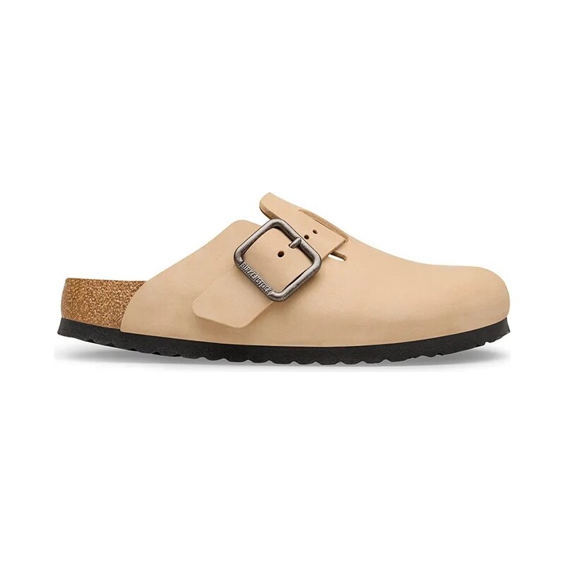 Nubukové šľapky Birkenstock Boston 67340074