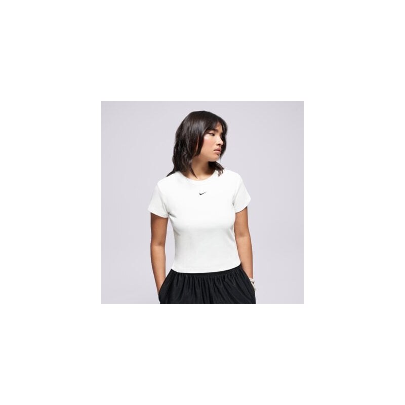 Nike Tričko W Nsw Rib Tght Ss Tee ženy Oblečenie Tričká HV4994-100 67510865